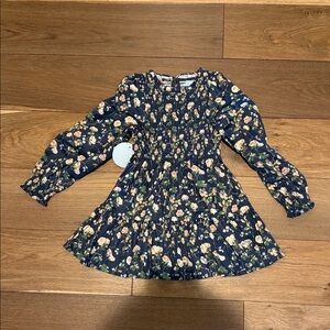 HHH The Tiny Viviana Nap Dress in Navy Bluebonnet - 4/5